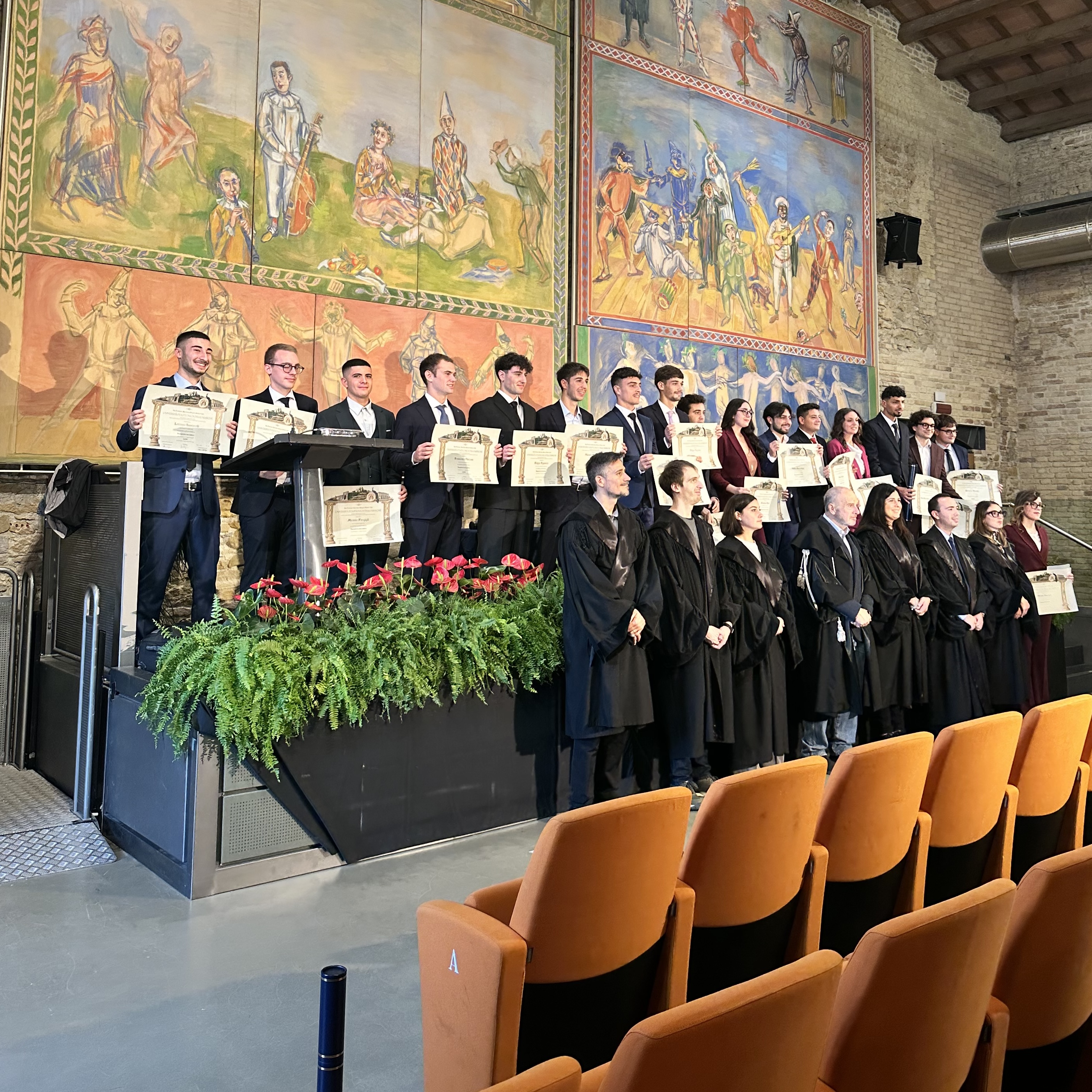 Alessio Piergigli's degree ceremony at UNIVPM